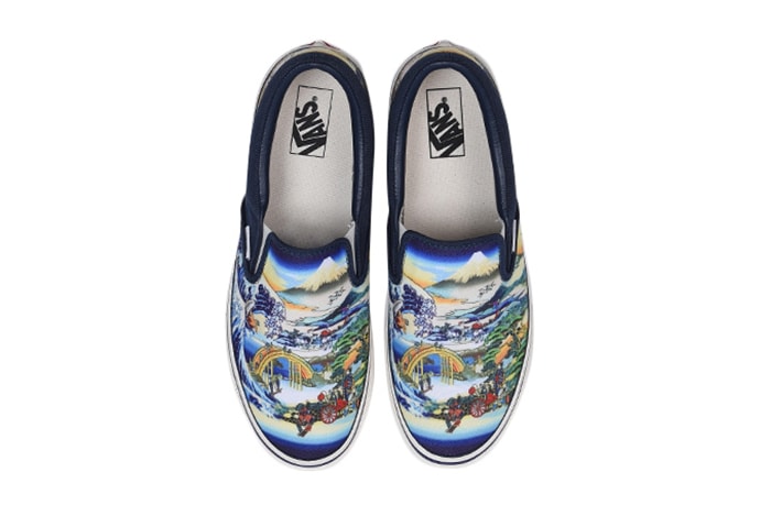 Vans And BILLYS Pay Homage to Japanese Woodblock Printing With the Classic Slip On Nishikie