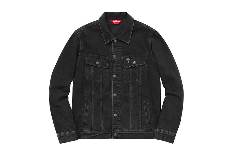 supreme black sabbath denim jacket