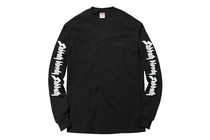 Black Sabbath x Supreme 2016 SS