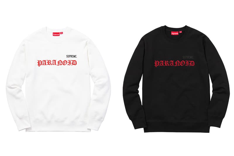 Black Sabbath x Supreme 2016 SS