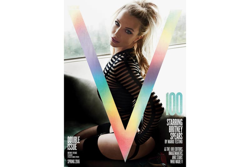 Britney Spears Stars in the 100th Issue of 'V Magazine'