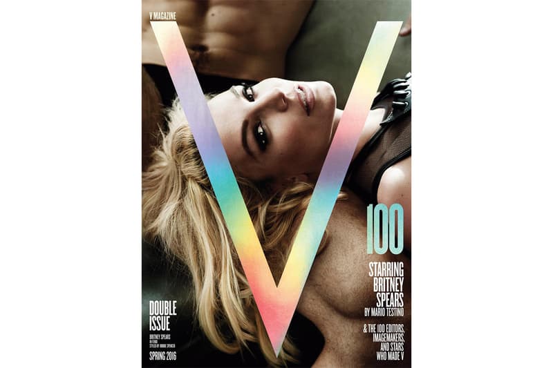 Britney Spears Stars in the 100th Issue of V Magazine by Mario Testino