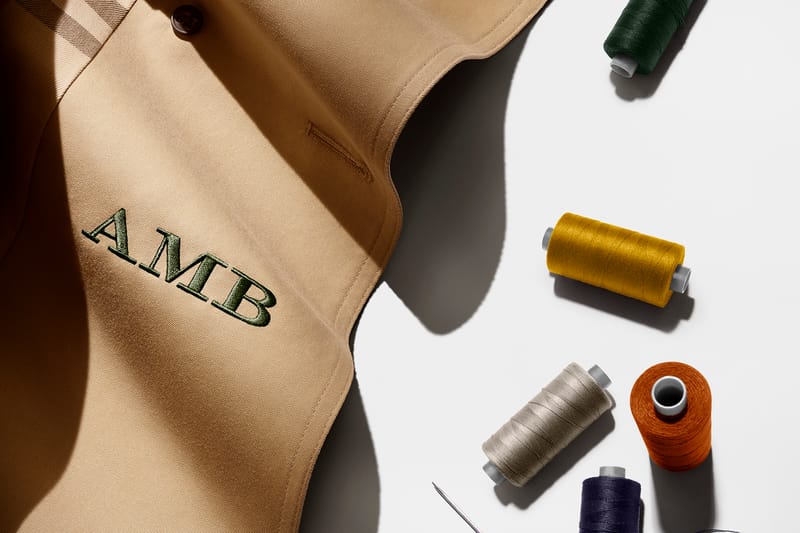 Custom Monogramming Hits the Classic Burberry Trench Coat