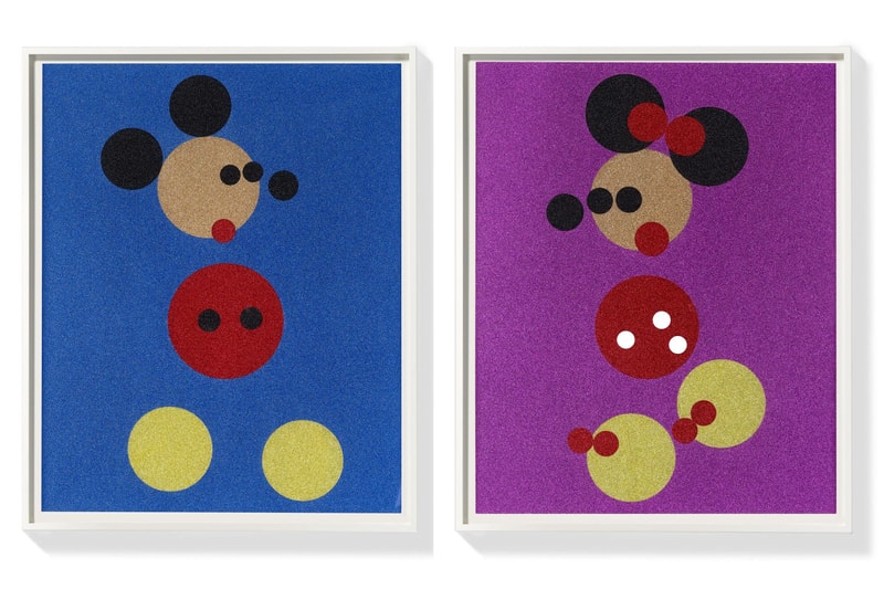 Damien Hirst Mickey Minnie Prints