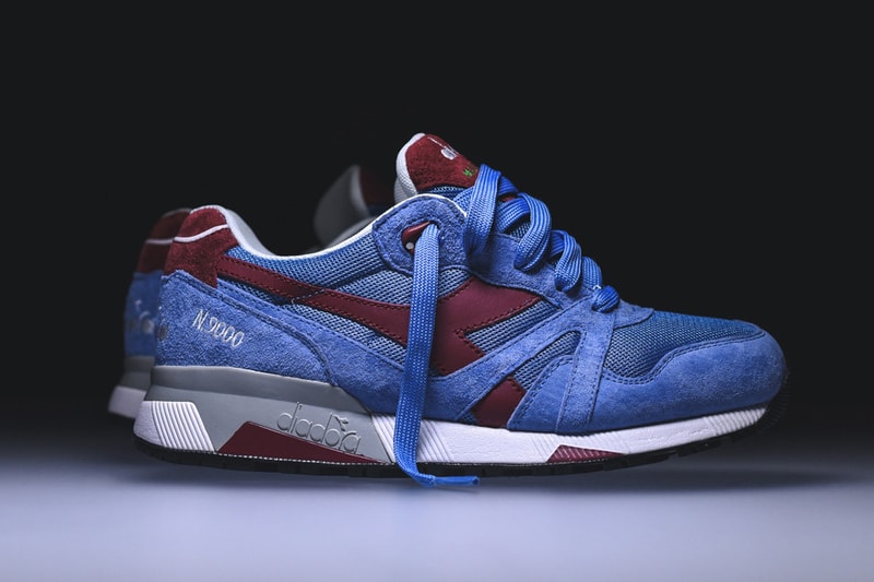 Diadora N9000 Italia Silver Lake Blue