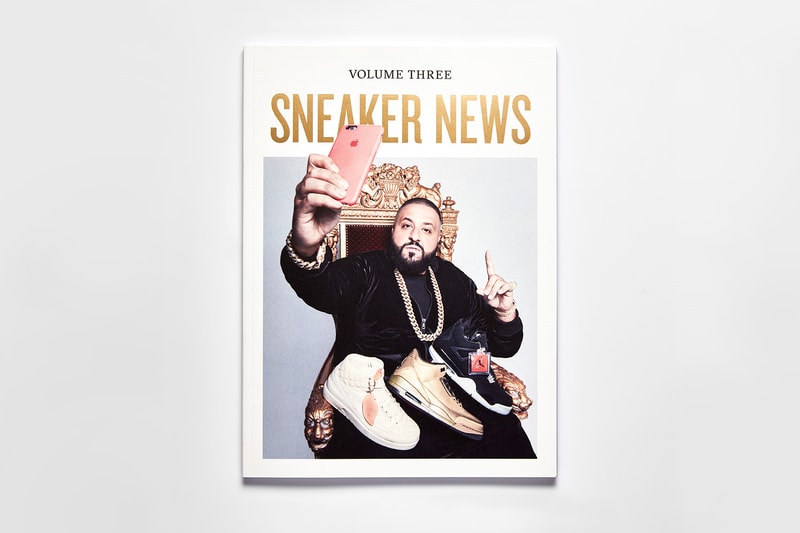 DJ Khaled Covers Sneaker News Volume Three