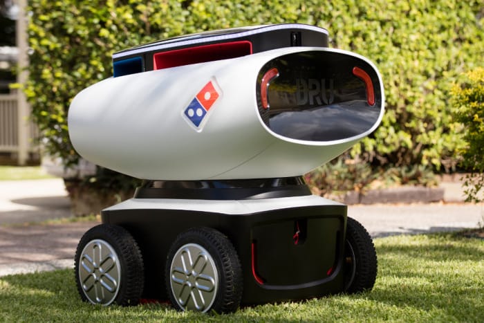 Meet DRU, Domino's Pizza Delivery Robot