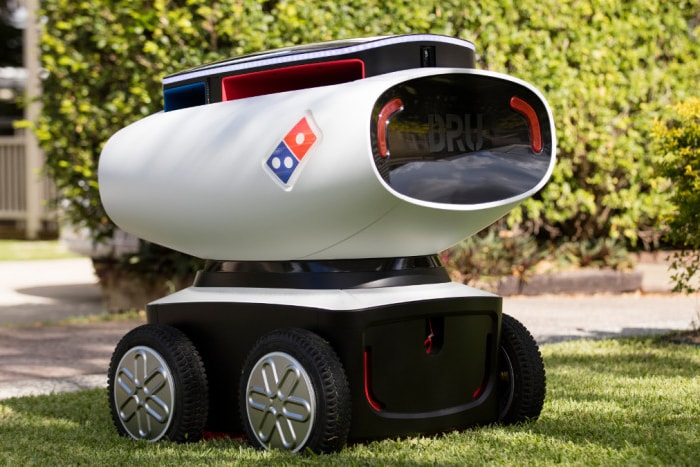 Meet DRU, Domino's Pizza Delivery Robot