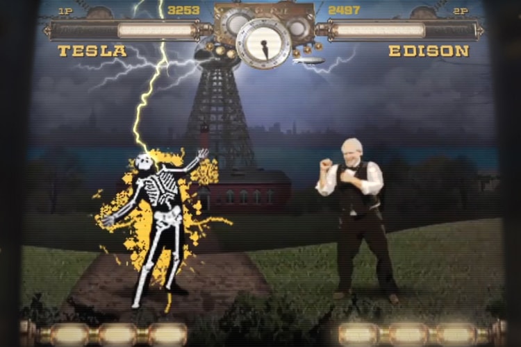 Arcade Game Pits Thomas Edison Against Nikola Tesla, Lets Players Electrocute Each Other