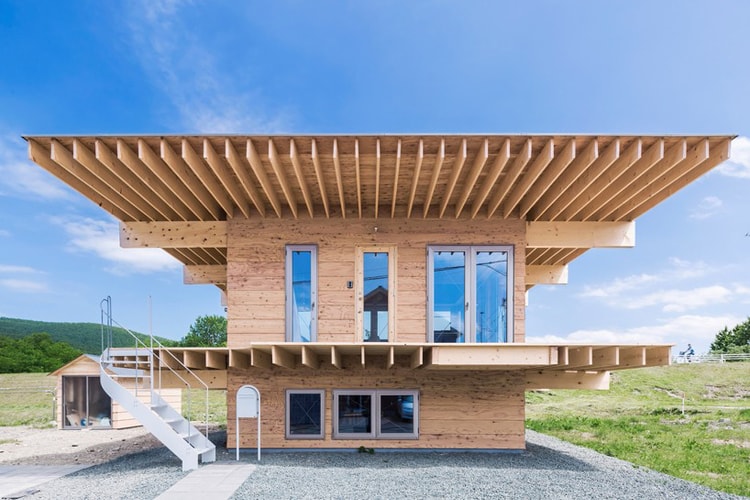The 'Hat H' House's Oversized Roof Keeps Things Affordable and up to Code