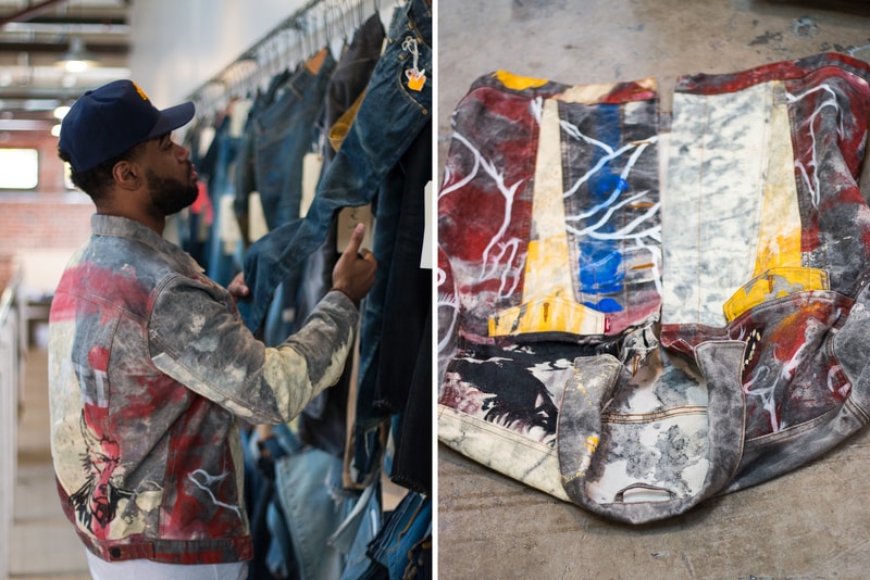 Levis Eureka Lab and Jay West Create Custom Denim Jacket