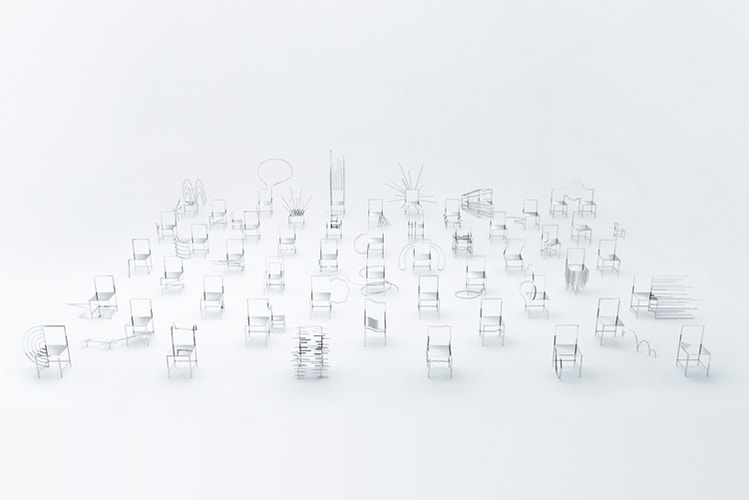 nendo Designed 50 Chairs Inspired by Manga