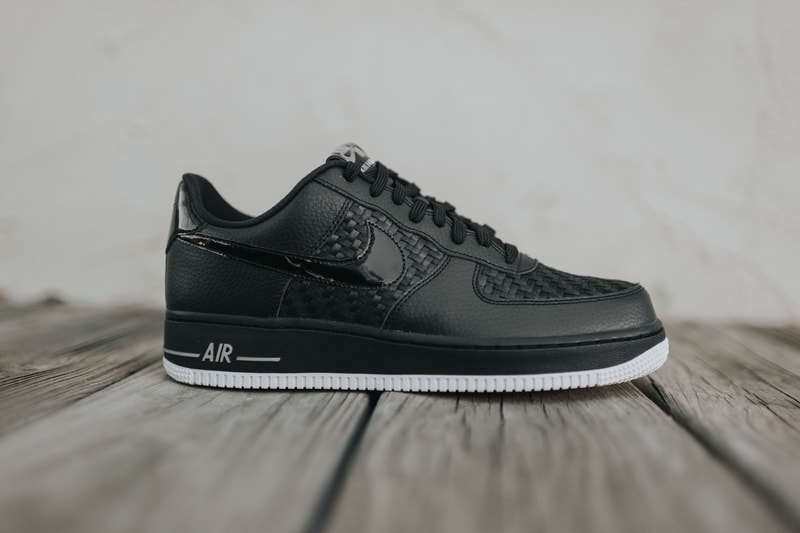 Nike Air Force 1 Low 07 LV8 Black Woven Sneaker