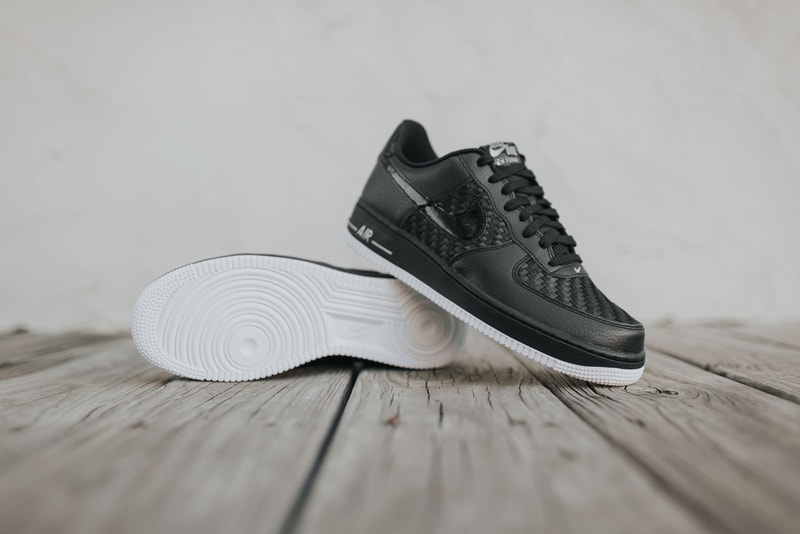 Nike Air Force 1 Low 07 LV8 Black Woven Sneaker