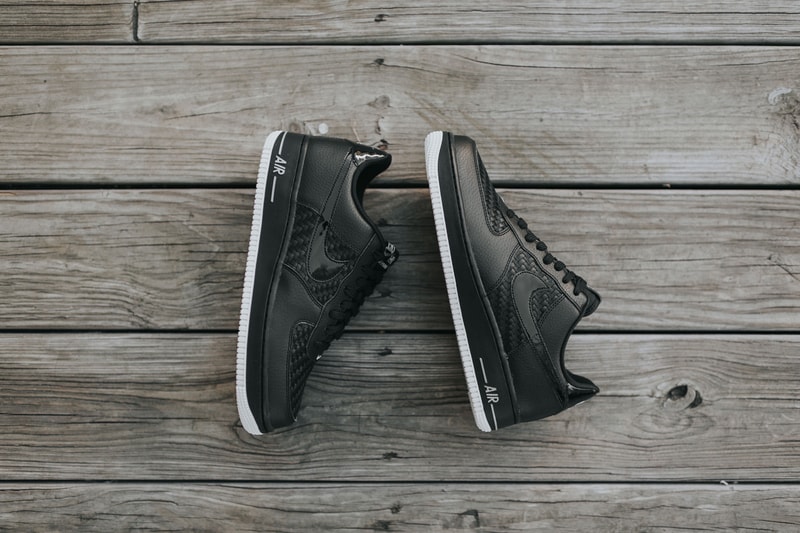 Nike Air Force 1 Low 07 LV8 Black Woven Sneaker