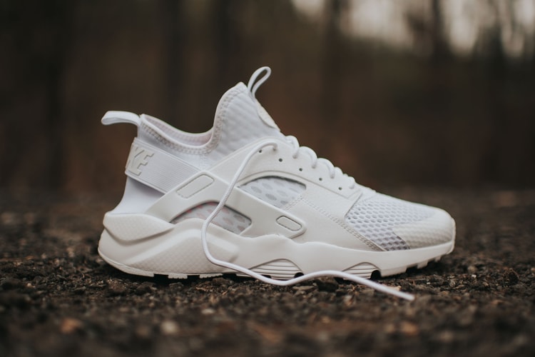 Nike Air Huarache Run Ultra BR "Triple White"