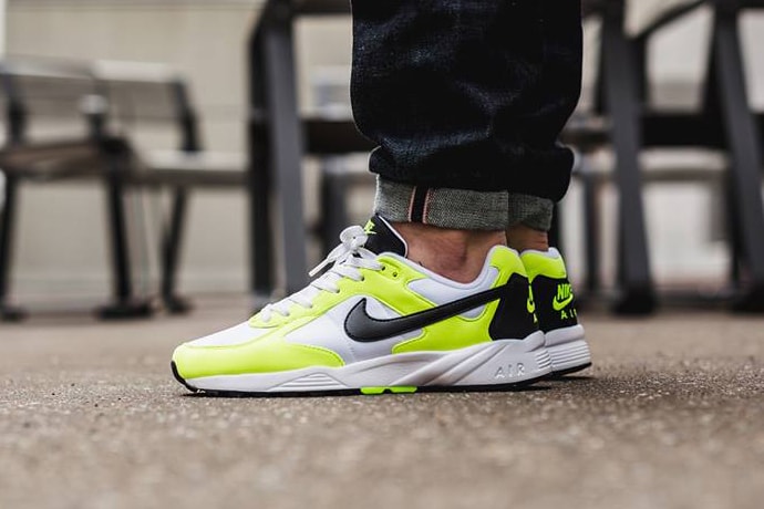 Nike Air Icarus in White Black and Volt
