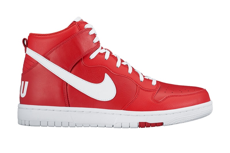 Nike Dunk High CMFT Red Black and White Sneakers