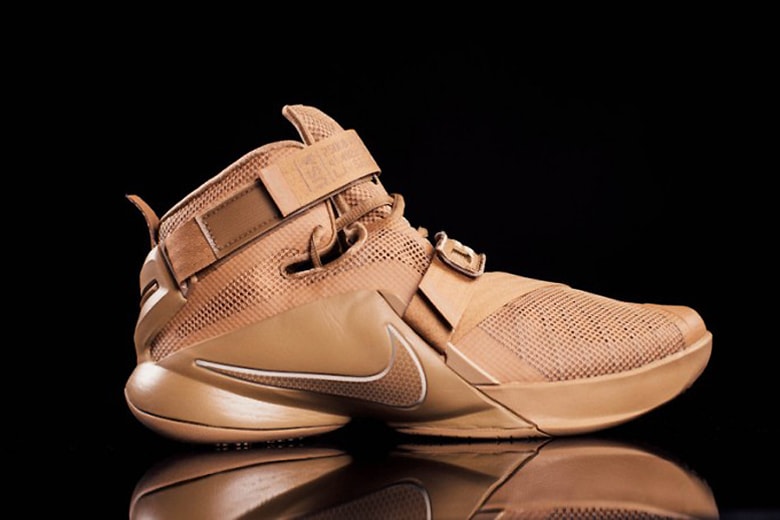A First Look at the Nike LeBron Zoom Soldier 9 "Wheat"