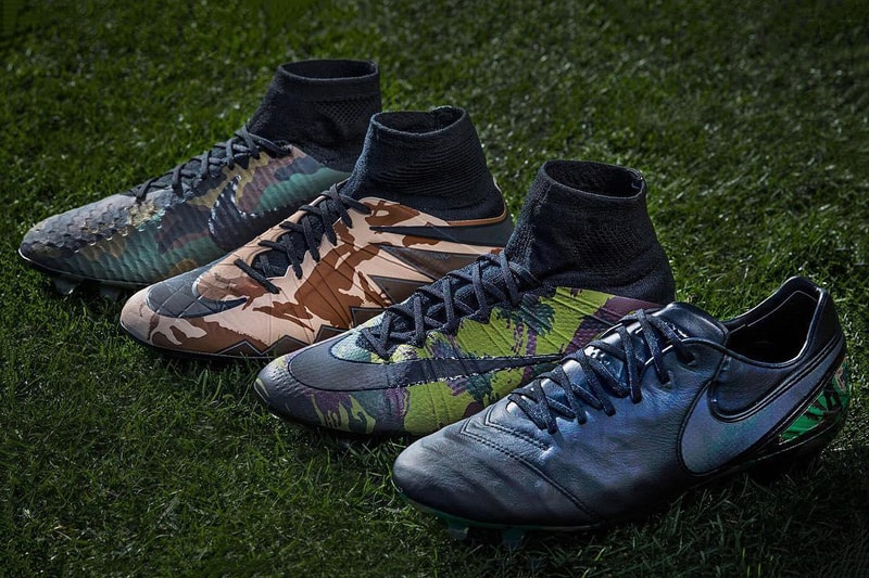 Nike Releases Soccer Cleat Camo Pack
