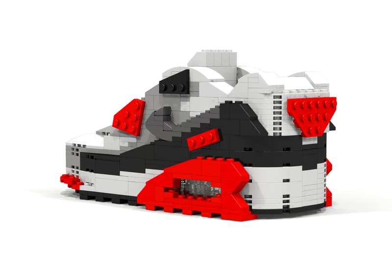 Nike Air Max 90 Infrared LEGO Sneaker | Hypebeast lego air max 1