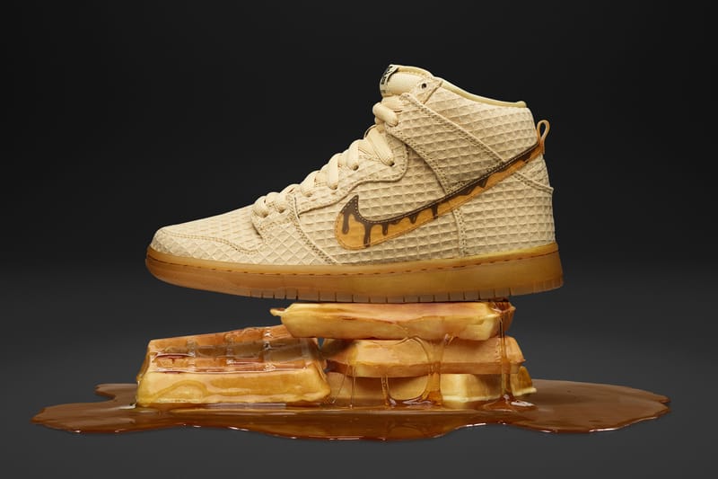 Nike's SB Dunk High Gets a Buttery "Chicken and Waffles" Colorway