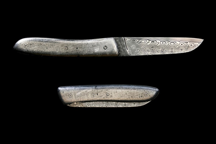 A Pocket Knife Carved From a Meteorite