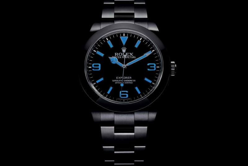 rolex oyster perpetual explorer black