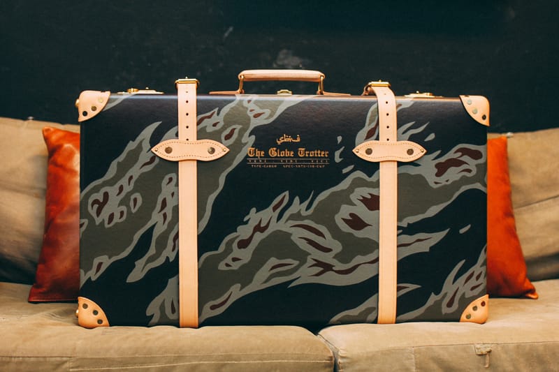 SBTG Customizes a Globe-Trotter Suitcase in Tiger Camo