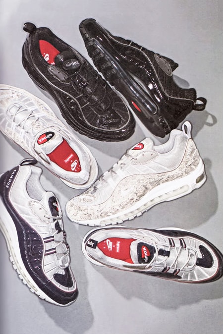 Supreme x Nike Air Max 98 Colors