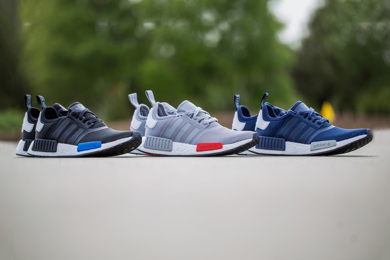 adidas NMD Mesh Black Onix Grey Navy Sneakers
