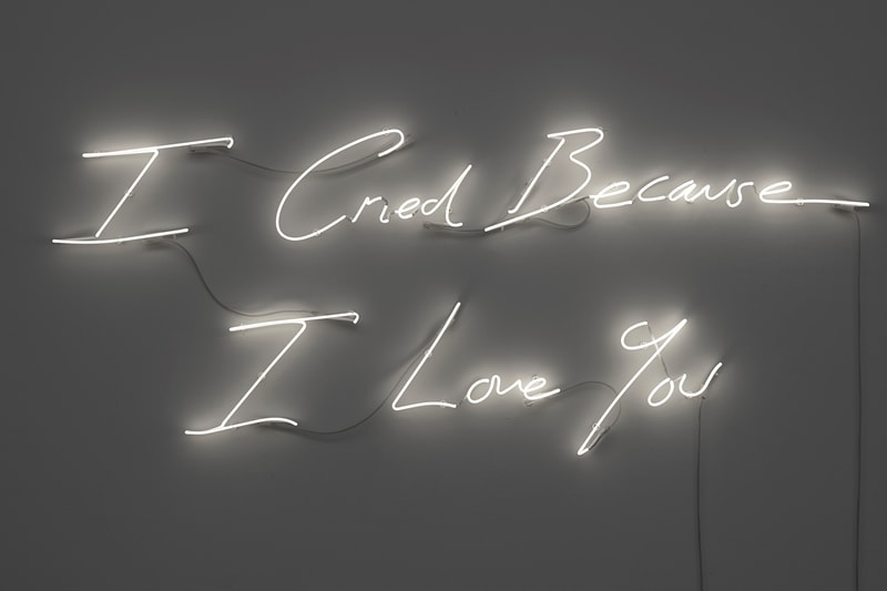 Tracey Emin I Cry Because I Love You Exhibition in Hong Kong