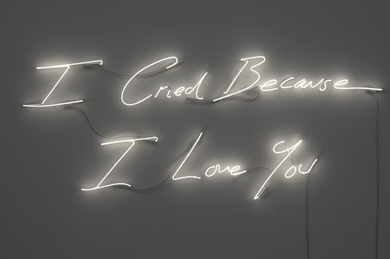 Tracey Emin I Cry Because I Love You Exhibition in Hong Kong