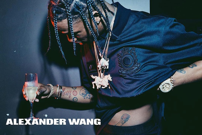 Travis Scott Unveils Alexander Wang Campaign Images