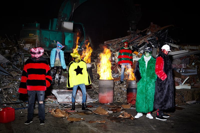 A Scrapyard Serves as the Backdrop for 99%IS' "YORT2ED" Lookbook