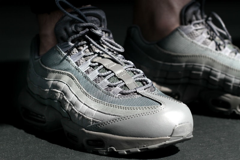 Nike Air Max 95 Cool Grey Sneaker Closer Look