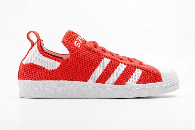 adidas Originals Superstar 80s Primeknit Slip-On in Red | Hypebeast adidas Originals Superstar 80s Primeknit Slip-On in Red | Hypebeast
