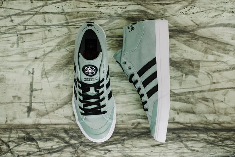 welcome skateboards x adidas matchcourt mid