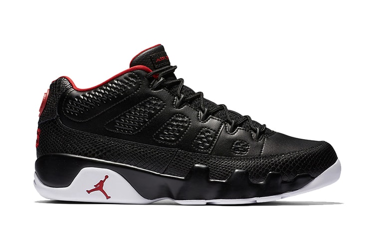 The Air Jordan 9 "Bred" Returns in Low-Top Form