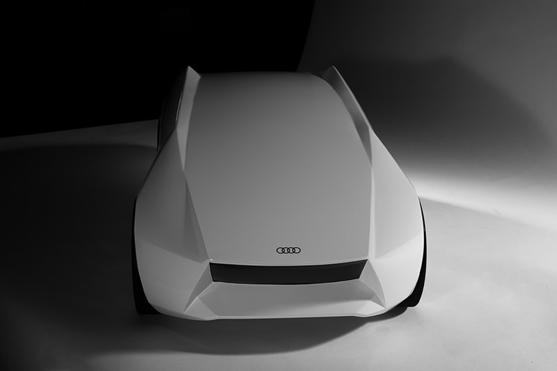 The Audi White Noise Concept Is an Electric Vehicle With a Snarl