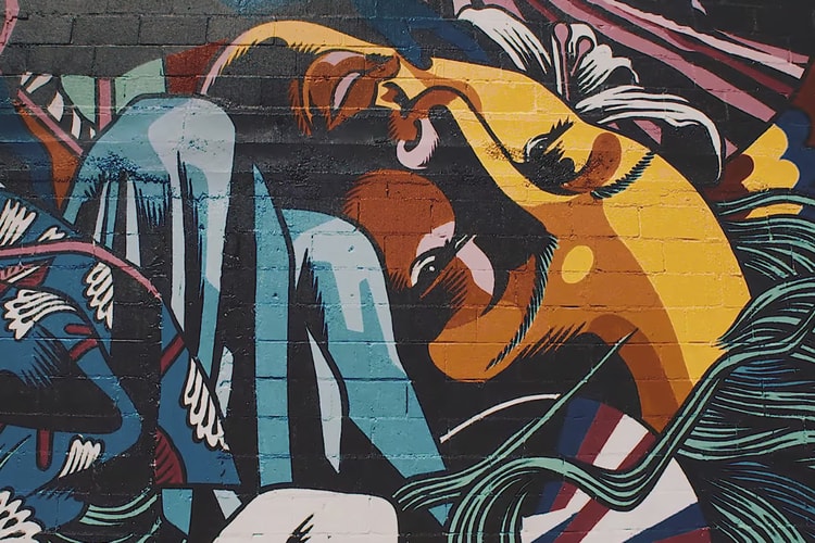 Brazilian Crew Bicicleta Sem Freio Sticks by the Brush at POW! WOW! Hawaii