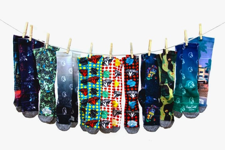 Billionaire Boys Club & Happy Socks Drop an Exclusive Sock Collection