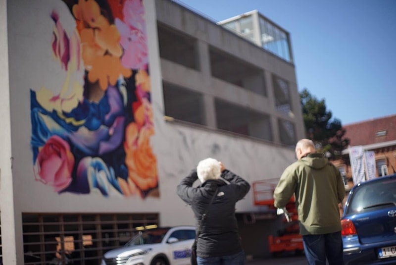 CYRCLE Commemorates Victims of Brussels Attack With Mural 