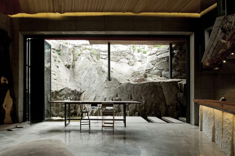 Beautiful South Korean Building Utilizes Unusual Topography to Its Advantage