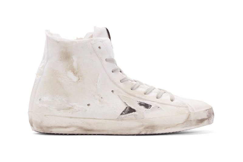 Golden Goose White Francy High-Top Sneakers