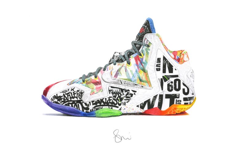 Hyperrealistic Sneaker Illustrations by Steph F. Morris