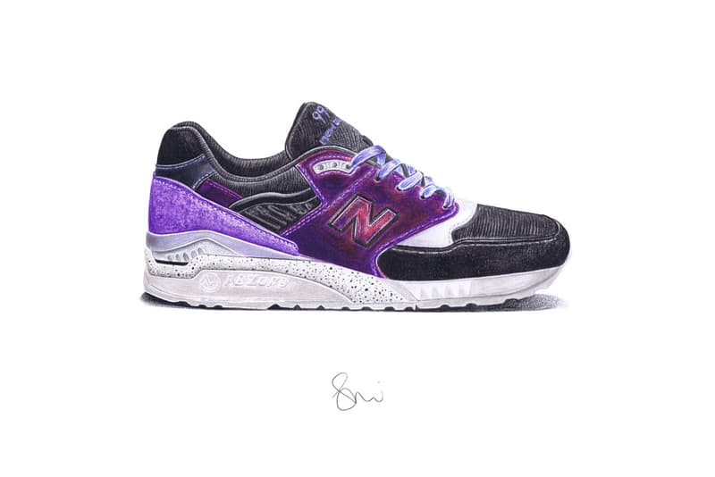 Hyperrealistic Sneaker Illustrations by Steph F. Morris