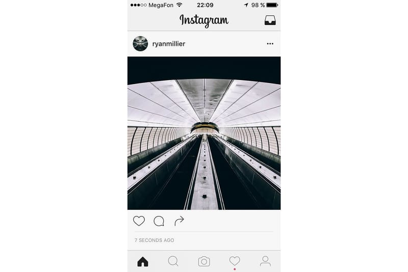 Instagram Is Testing out a Slick Black & White Redesign