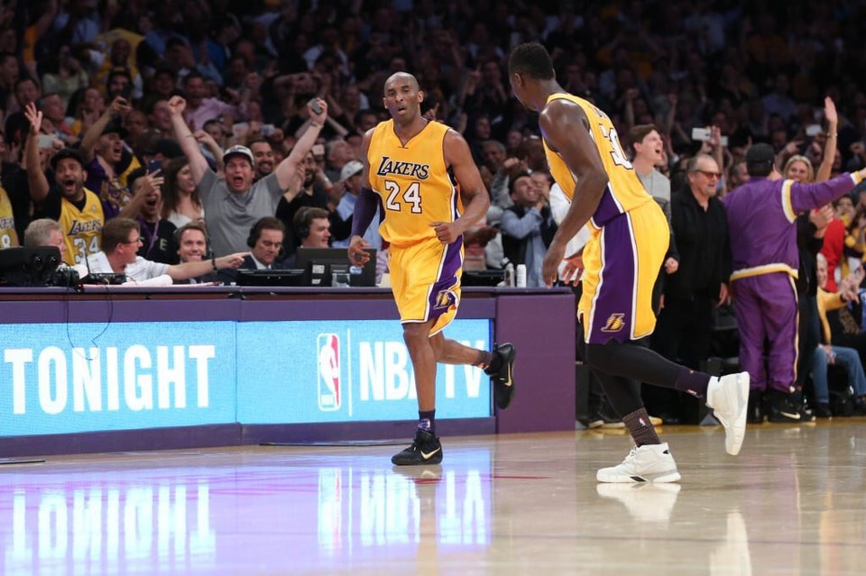 ESPN on X: Mamba out! Kobe delivered the perfect sign off after scoring  60 in his last game.  / X