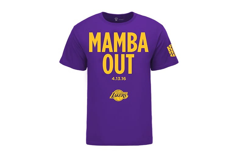 mamba out kobe shirt